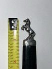 Sterling Silver Stallion Horse Letter Opener With Sterling Horse   Ebony Blade
