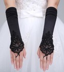 Fingerless Long Gloves Elbow Length Satin Gloves Opera Evening Party For Women