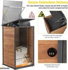 Aivituvin Package Delivery Box For Outside With Combination Lock Waterproof