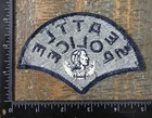Vintage Seattle Washington Police Department Shoulder Patch Wa Thin Letters