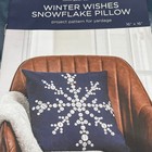 Missouri Star Quilt Co Winter Wishes Snowflake Pillow Kit W fabric Quilt Craft