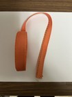 3 4 In X 20 Ft  X 2400 Lb Break Woven Polyester Cord Strapping  orange 