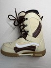 Vans Mantra Women s Snowboard Boots Beige Retro Size 10 Large Us M 8 5 Lace Up