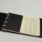 Vintage Ledger Binder With Blank Ledger Pages