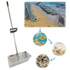 Stainless Steel Collapsible Beach Sand Scoop Metal Detector Detecting Grabber