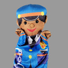 Melissa   Doug Police Officer Hand Puppet     Jolly Helpers     10  Cloth Pretend