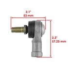 2 Sets Of Tie Rod End Kit For Honda Trx250 Fourtrax 250 1985 1986