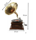 Antique Gramophone Fully Functional Working Phonograph Win-up Record Player Gift