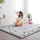  Kids Play Area Rug - 1 2  Soft   Thick Coral Velvet Nursery Rug  Crawling Mat 
