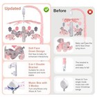 Upgraded  Musical Mobile For Crib  Baby Crib Mobile With Hanging Rotating Toys 