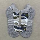 Bombas 4 Pairs Women s Cushion Camouflage Ankle Socks Size Med Grey Athletic