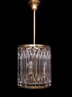 Antique Vintage Art Deco Brass   Glass Ship Ceiling Fixture Hanging Light Lamp