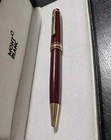 Montblanc Meisterstuck Classique Gold red 164 Ballpoint Pen - New   Authentic