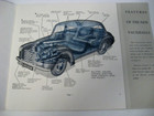 1949 Vauxhall Color Brochure Velox Wyvern London 20 Pgs Xlnt