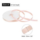 3 8  33 Yard Double Faced Solid Satin Ribbon Polyester Fabric Pale Pink