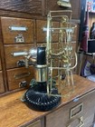Fully Restored Peerless 12    Brass Blade And Cage Bipolar Fan   Rare