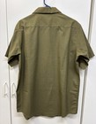 Vintage 1970 s Bsa Boy Scout Leader s Uniform Shirt   Olive Green Wool   Large
