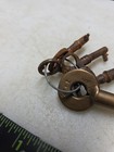 Vintage Brass Padlock Key Barrel Lot Of 5