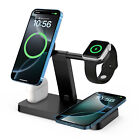 4in1 Magnetic Wireless Charger Dock Station For Apple Watch Ultra 9 8 Iphone 16