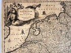 Central Europe C  1680 Frederik De Wit Large Antique Map 17th Century