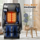Full Body Zero Gravity Shiatsu Massage Chair Recliner Heat 5 Auto Mode 8 Rollers