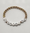 Hebrew Crystal Am Yisrael Chai Bracelet  Judaica  Crystal  Stand With Israel