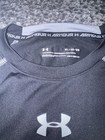 Men s Under Armour Compression Heat Gear Black Long Sleeve Shirt Size Xl Euc