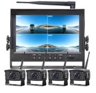 1080p Wireless 10   9  Dvr Quad Monitor Backup Camera Kit  For Rv Truck trailer