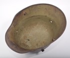 Original Splotch Camo Wwi German Military M16 Et66 Stahlhelm Helmet Shell