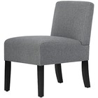  Dining Chairs For Living Room Armless Chair Modern Design Fabric 1 Grey