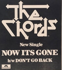 The Chords 1979 Vintage Uk Print Advert Now Its Gone