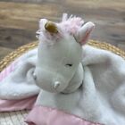 Carters Unicorn Plush Baby Security Blanket Lovey Pink White