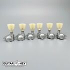 New Grover 502 Locking Tuners 3x3 Modern Gibson Les Paul Keystone Buttons Chrome