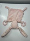 Bella Tunno Pink Bunny Rabbit Lovey 7  Plush Baby Toy Blanket