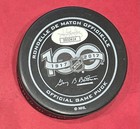 Mike Fisher Signed 2017 Official Banner Raising Game Puck Nashville Predators