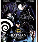 Batman Returns Signed Movie Poster 11x17 With Coa - Authentic Memorabilia