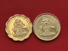 Bahamas 2 Coins Set 10 25 Cents