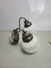 Mid Century Modern Hollywood Regency Vanity Light Set
