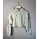 Alo Yoga Cropped Hoodie Jogger Set Womens Xs Sage Green Fleece Loungewear