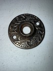 Pair Antique Victorian Eastlake Escutcheon Rosettes Door Plates Backplates