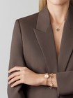 Van Cleef   Arpels Vintage Alhambra Onyx Necklace 18k Yellow Gold