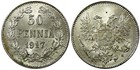 Finland Silver 1917 S 50 Penni   Civil War Unc Km  20 Random Pick  1 Coin 