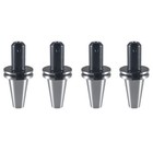 4pcs Cat40 3 8 X 3  End Mill Tool Holder Balanced G2 5 20000 Rpm