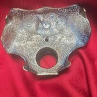 Vintage Art Deco Inkwell pen Holder  Crafted From Metal With An Embossed Design