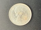1967 Silver Canadian Centennial Quarter Coin 25c - 80  Silver - Canada Bobcat