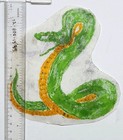 Original Vintage Antique Unknown Snake Cobra Tattoo Flash Cut Texas 5 5x6