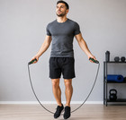 Jump Rope Gym Aerobic Exercise Boxing Skipping Adjustable Bearing Speed Fitness