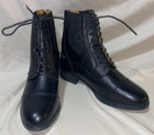 New In Box Womens Smartpak Size 8 Black Lace Hadley Paddock Boots
