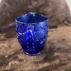 Vtg Depression Glass Creamer Cobalt Delaware Pattern Blue Syrup  Cottage Granny