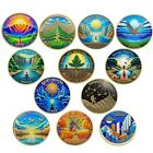 1-12 Months Aa Sobriety Coin Aa Chips Recovery Sobriety Gifts One Year Coins Set
